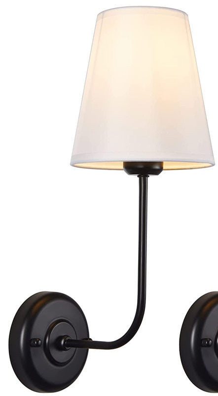Simple Vintage Corridorwalkway Fabric-shade Wall Lamp