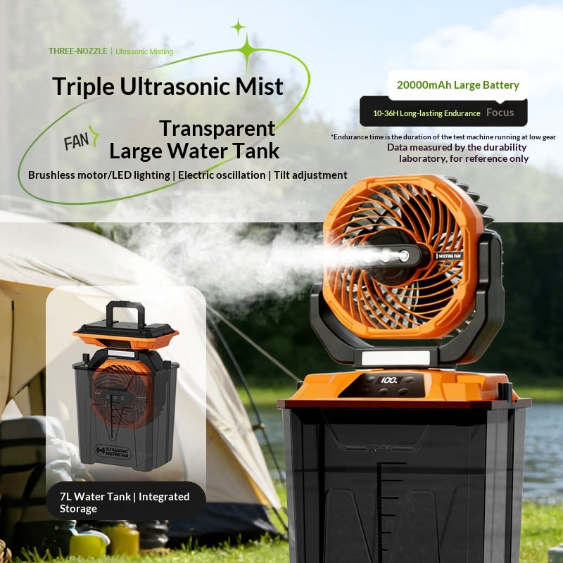 Portable Outdoor Camping Cooling Fan