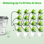Automatic Indoor Plant Watering Device — Self-Drip Spikes, Adjustable Flow, Vacation Proof