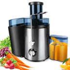 Cold Press Juicer Machine — Wide Feed Chute for Fruits & Vegetables