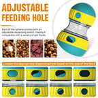 Dog Puzzle Toy, Adjustable Treat Dispensing Ball Food Dispenser
