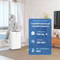 14,000 BTU Dual-Hose Inverter Portable Air Conditioner