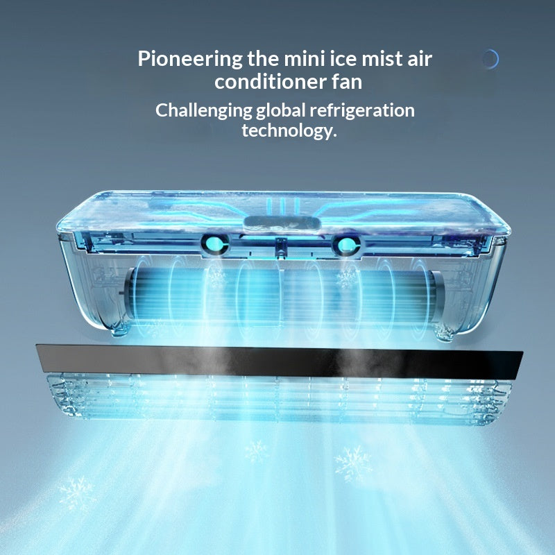 Wall-Mounted Misting Fan with Remote Control