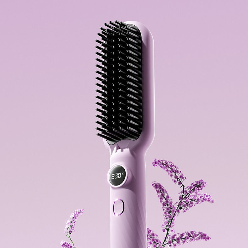 Portable Digital Display Lazy Straightening Comb That Doesnt Damage