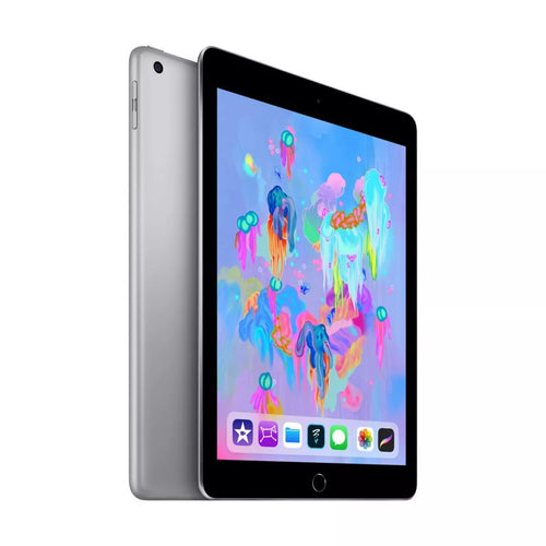Renewed - Apple iPad 6th Generation (2018, 9.7-inch, Wi-Fi, 128 GB) - Space Grey — Soundmali