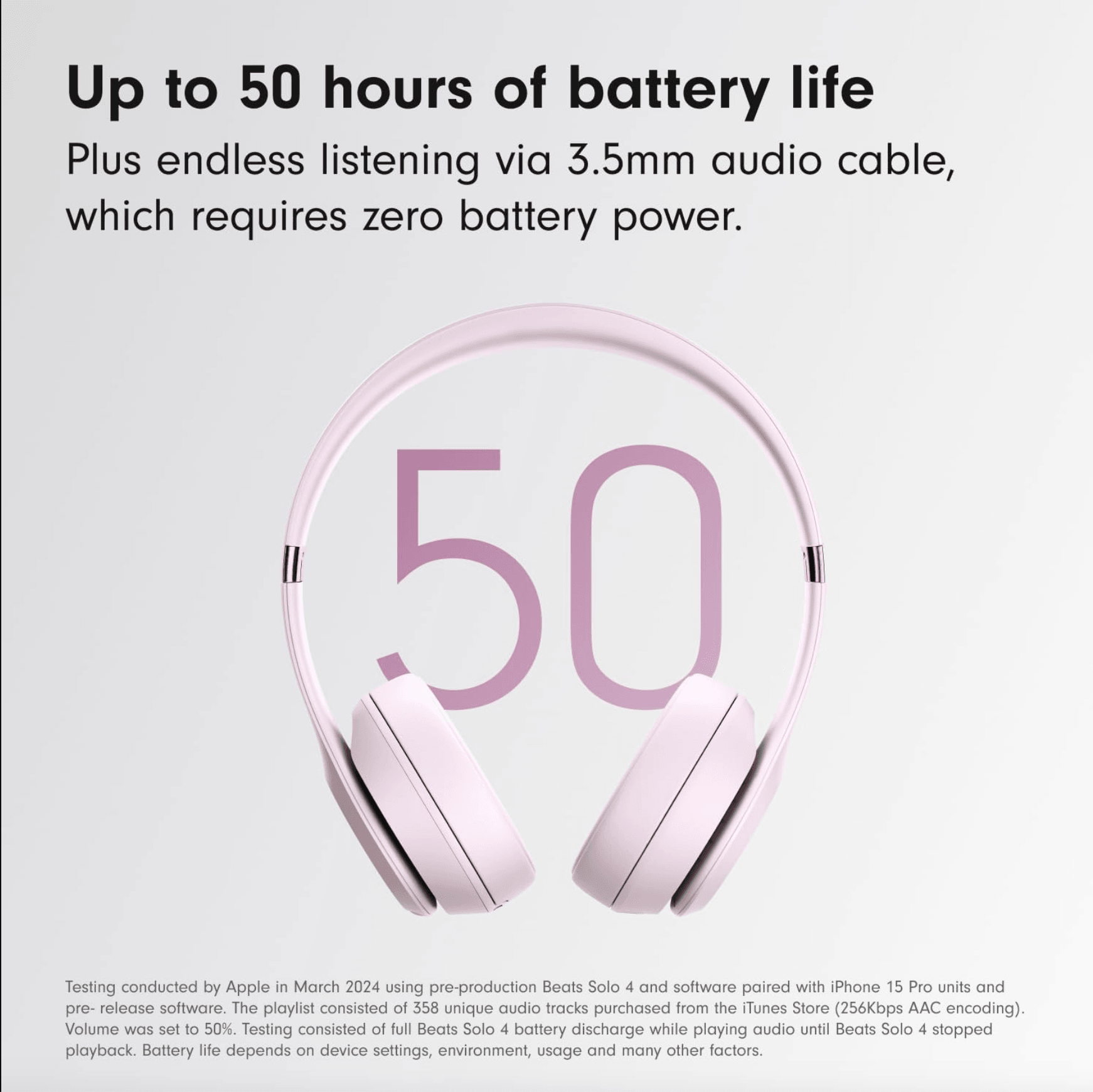 Beats Solo 4 – Wireless Bluetooth On-Ear Headphones – Cloud Pink - Soundmali