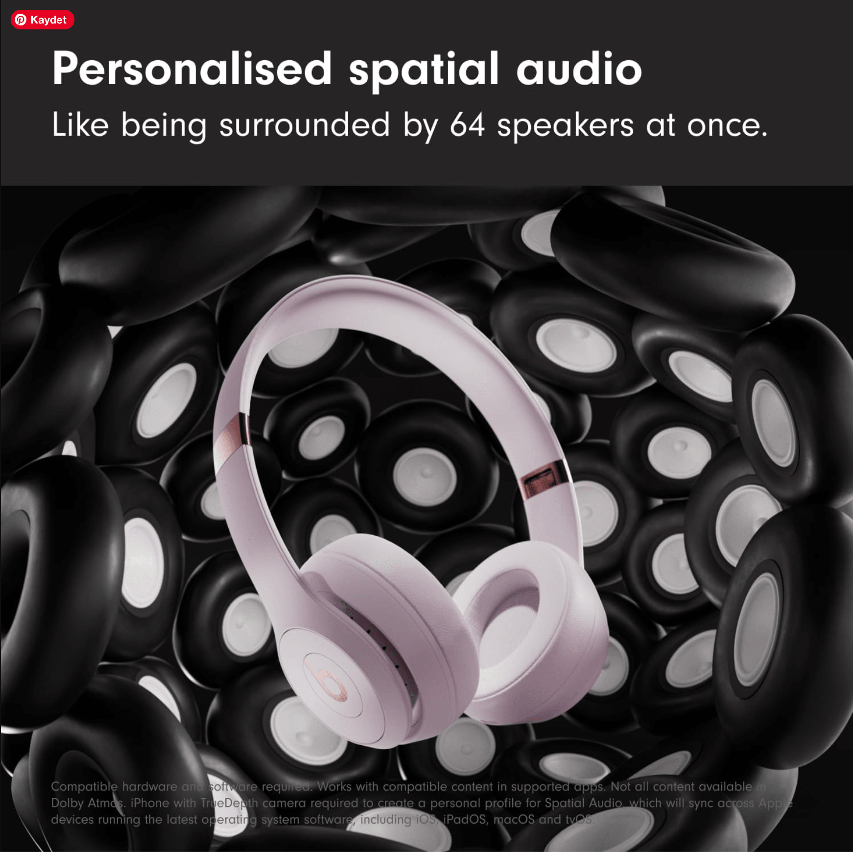 Beats Solo 4 – Wireless Bluetooth On-Ear Headphones – Cloud Pink - Soundmali