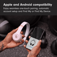 Beats Solo 4 – Wireless Bluetooth On-Ear Headphones – Cloud Pink - Soundmali