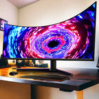 Curved Borderless 34" 4K Gaming Monitor - 120Hz-240Hz - Soundmali