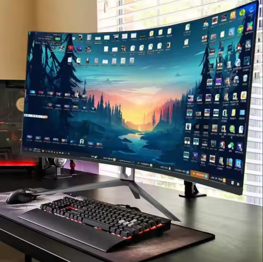 Curved Borderless 34" 4K Gaming Monitor - 120Hz-240Hz - Soundmali