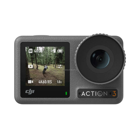 DJI Osmo Action 3 - Original Dual Screen Combo, 4K 120fps Camera - Soundmali