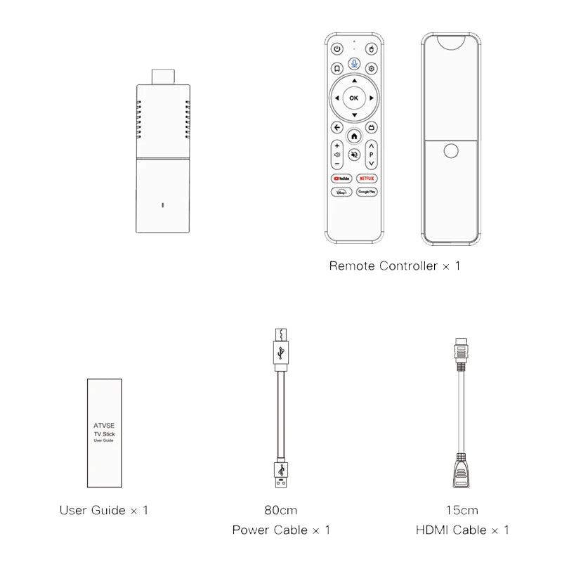 IATV Stick Allwinner H313 Best TV Box with 4K Support and WiFi - Soundmali