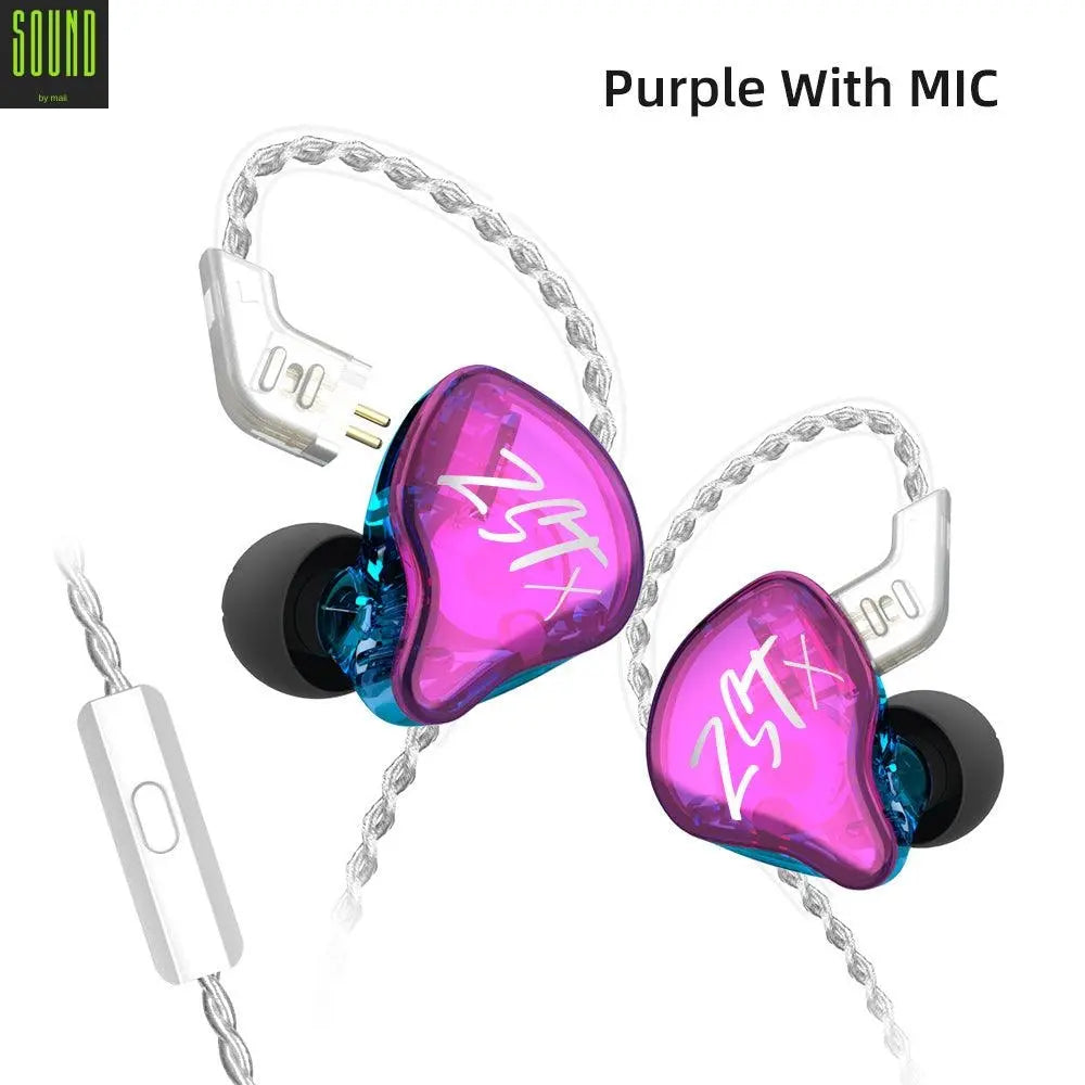 KZ ZST X 1BA + 1DD In-Ear Headphones - Soundmali