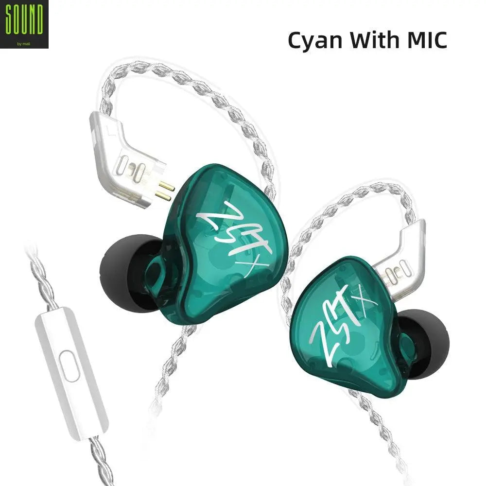 KZ ZST X 1BA + 1DD In-Ear Headphones - Soundmali
