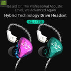 KZ ZST X 1BA + 1DD In-Ear Headphones - Soundmali