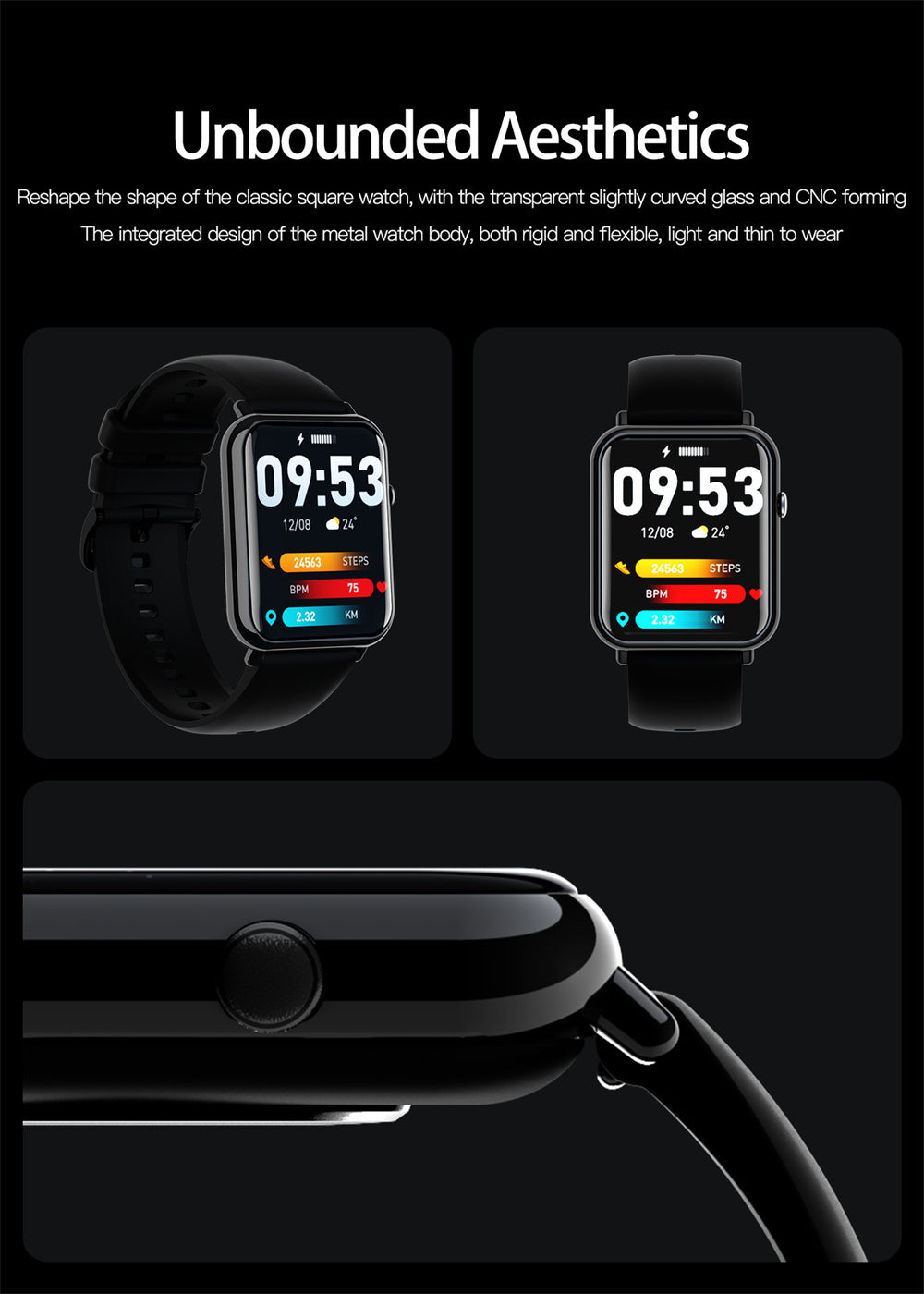 Q19 PRO Smart Waterproof Watch - Soundmali