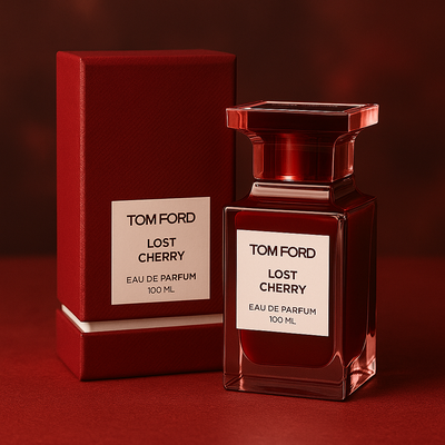 Tom Ford Lost Cherry bottle, front view