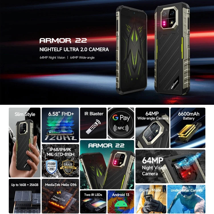 Ulefone Armor 22 Rugged Smartphone - Soundmali