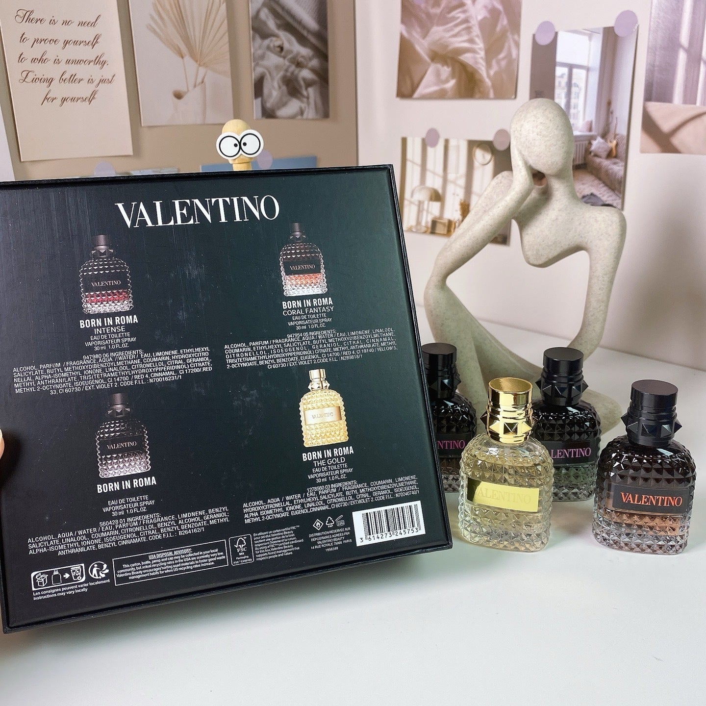 Valentino Miniature 4-Piece Parfume Set