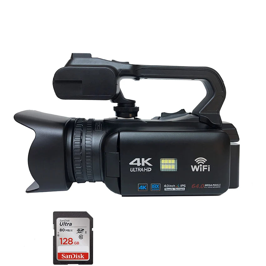 ZIHOTEK HD 4K Digital Video Camera - Soundmali