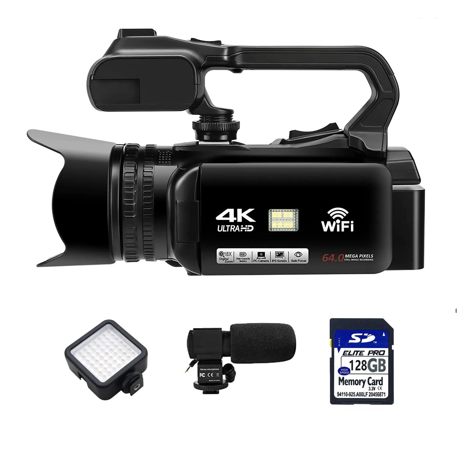 ZIHOTEK HD 4K Digital Video Camera - Soundmali