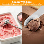 Electric Heated Ice Cream Scoop — Rechargeable, IP66 Waterproof, Heats in 45 Sec