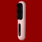 Portable Cordless Straightener Hair Comb Electric Negative Ion Anti
