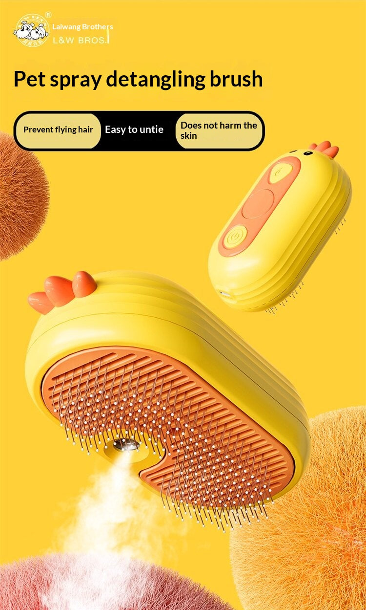 Pet Spray Comb For Removing Loose Fur And Massageno Bath Required