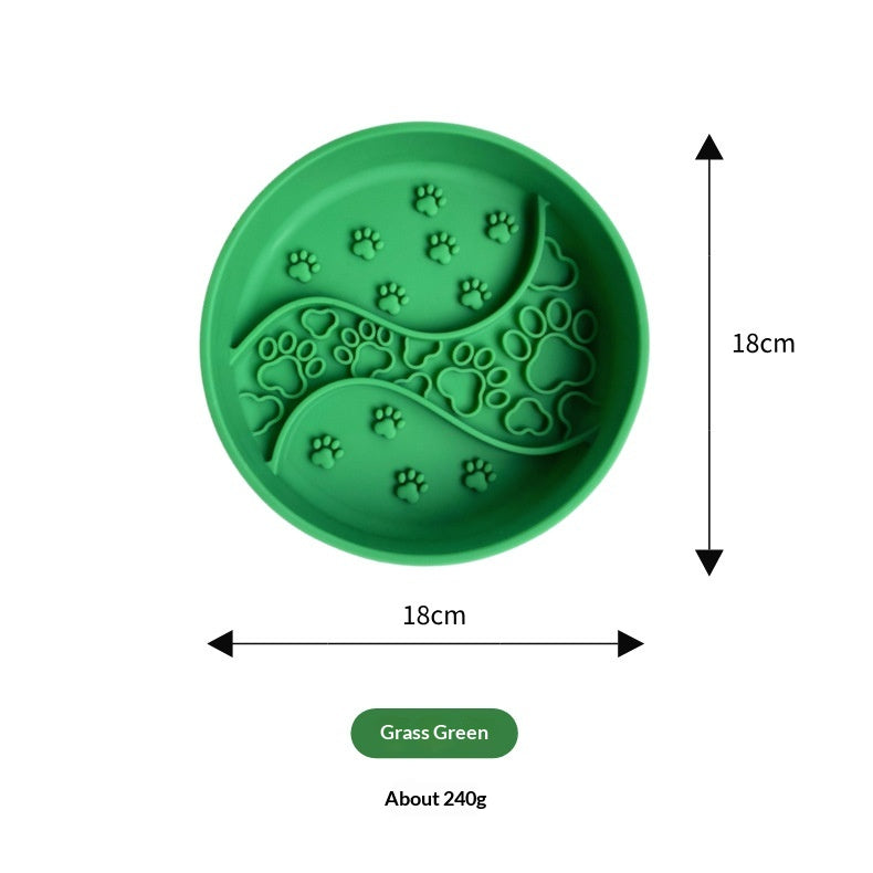 Dog Food-Grade Silicone Pet Feeding Bowl