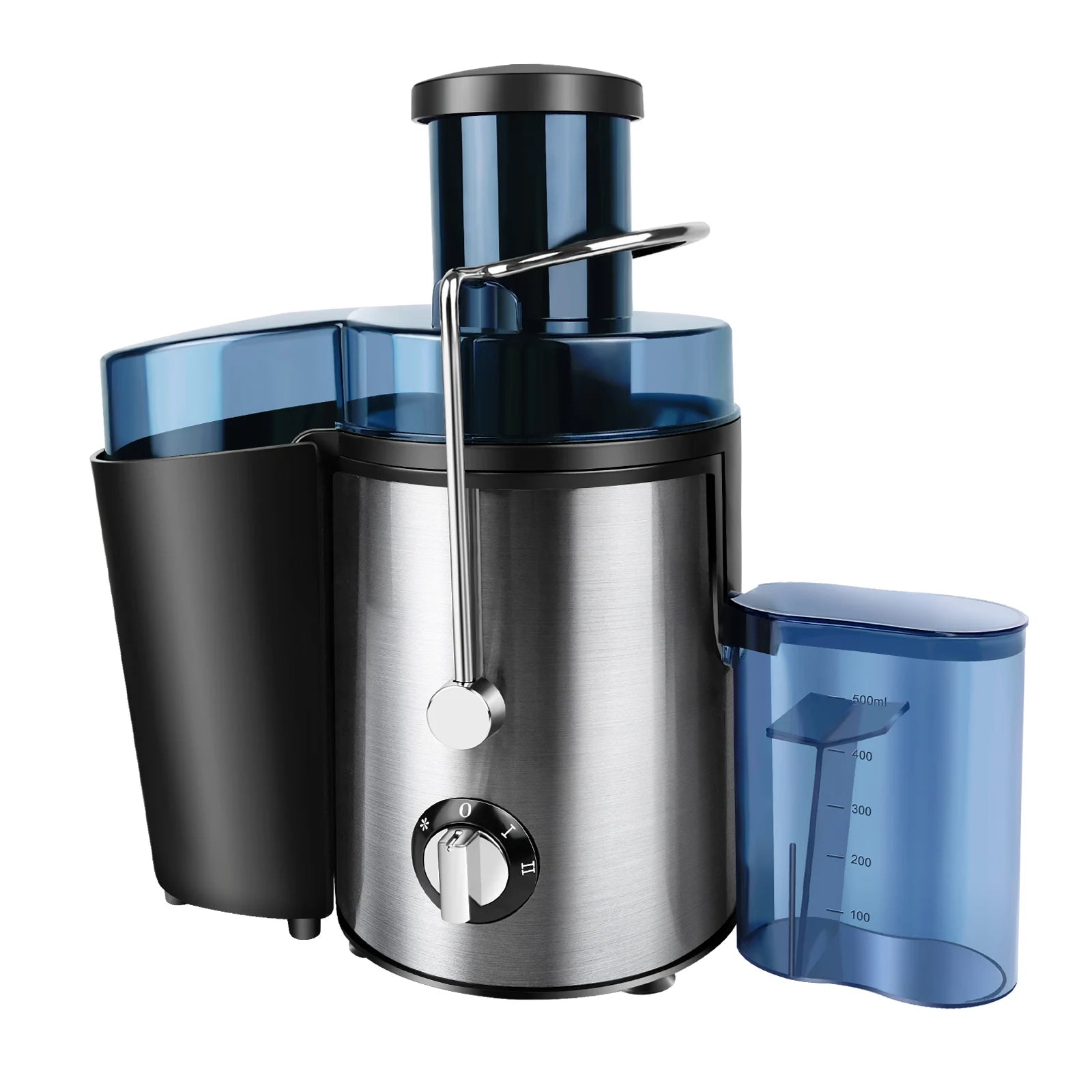Cold Press Juicer Machine — Wide Feed Chute for Fruits & Vegetables
