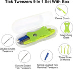 Tick Removal Tool 8-in-1 With Storage Box