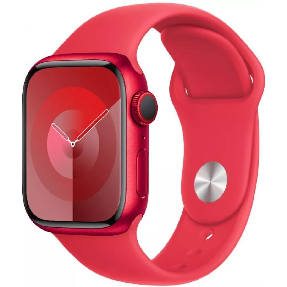 Apple Watch Band (M/L Sport Band, 41mm) - (Product) Red Smartwatch (view 2) — Soundmali