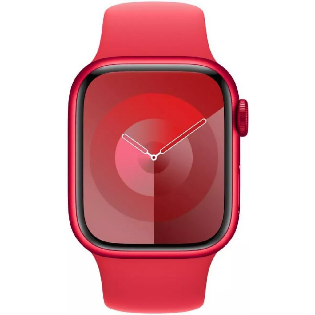 Apple Watch Band (M/L Sport Band, 41mm) - (Product) Red Smartwatch (view 3) — Soundmali