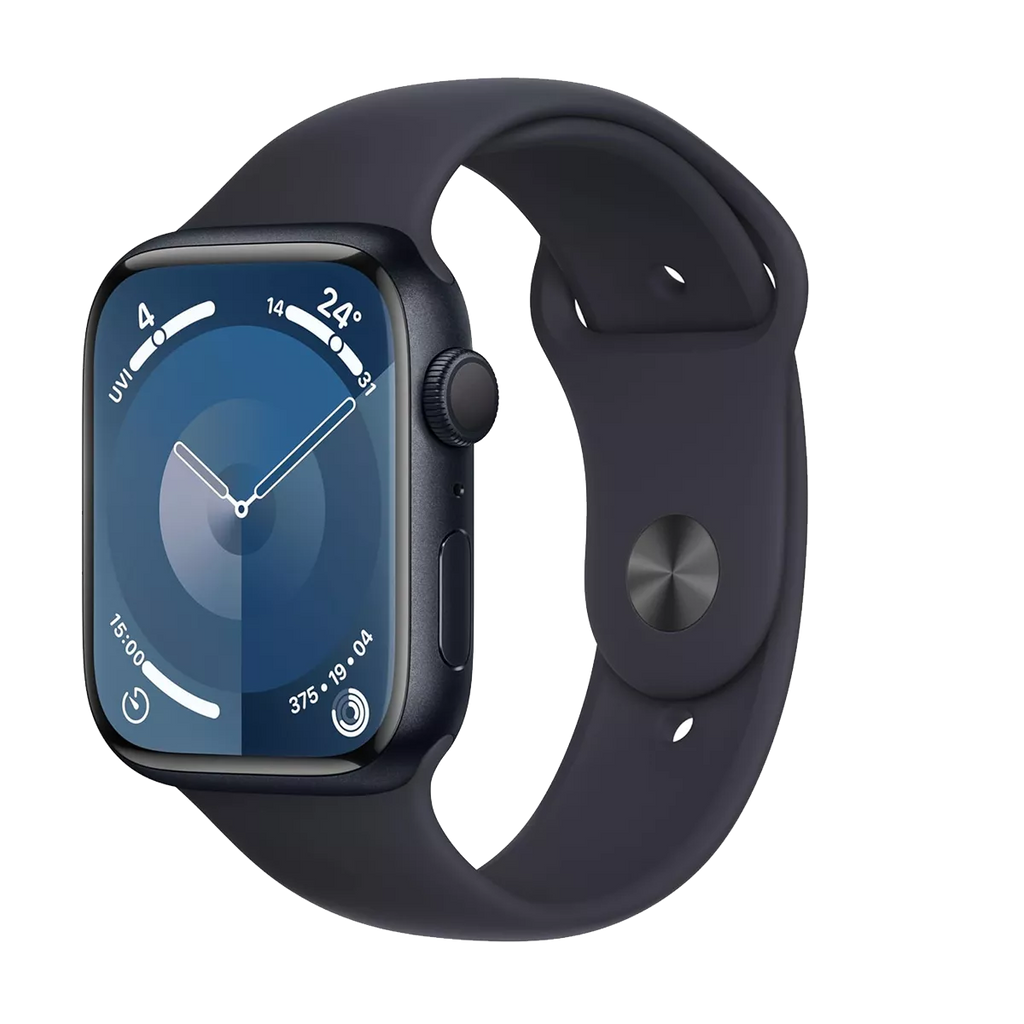 Renewed Apple Watch Series 9 (GPS, 41mm) - Midnight Aluminium Case with M/L Midnight Sport Band — Soundmali