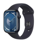 Renewed Apple Watch Series 9 (GPS, 41mm) - Midnight Aluminium Case with M/L Midnight Sport Band — Soundmali