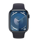 Renewed Apple Watch Series 9 (GPS, 41mm) - Midnight Aluminium Case with M/L Midnight Sport Band (view 2) — Soundmali