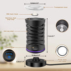 Electric Milk Frother and Steamer — 400W Hot Chocolate Machine