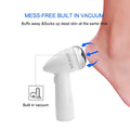 Electric Foot Polisher with Vacuum — Callus Remover, Dead Skin Exfoliator for Smooth Heels