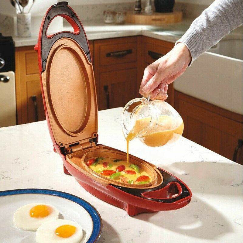 Ceramic Non-Stick Healthy Grill Pan — Copper Infused, Oil-Free Cooking