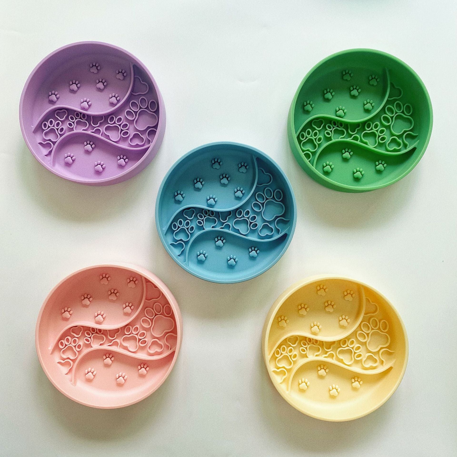 Dog Food-Grade Silicone Pet Feeding Bowl