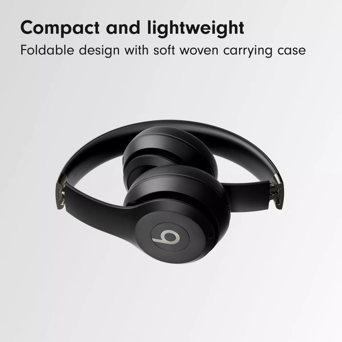 Beats Solo 4 Wireless Bluetooth On-Ear Headphones - Matt Black (view 4) — Soundmali