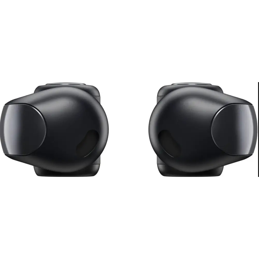 Black wireless earbuds from Bose Ultra Headphones featuring ultra open ear design