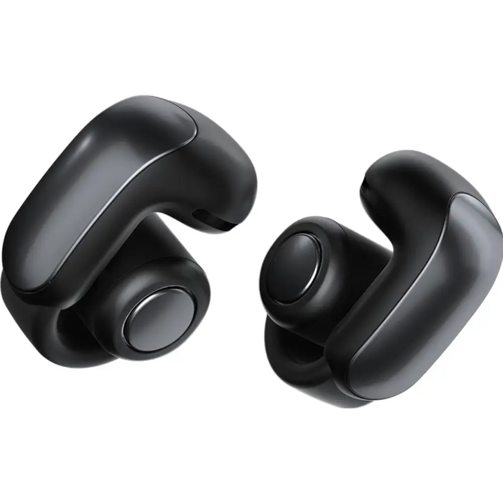Bose Ultra Open Ear Wireless Earbuds in black for immersive audio experience