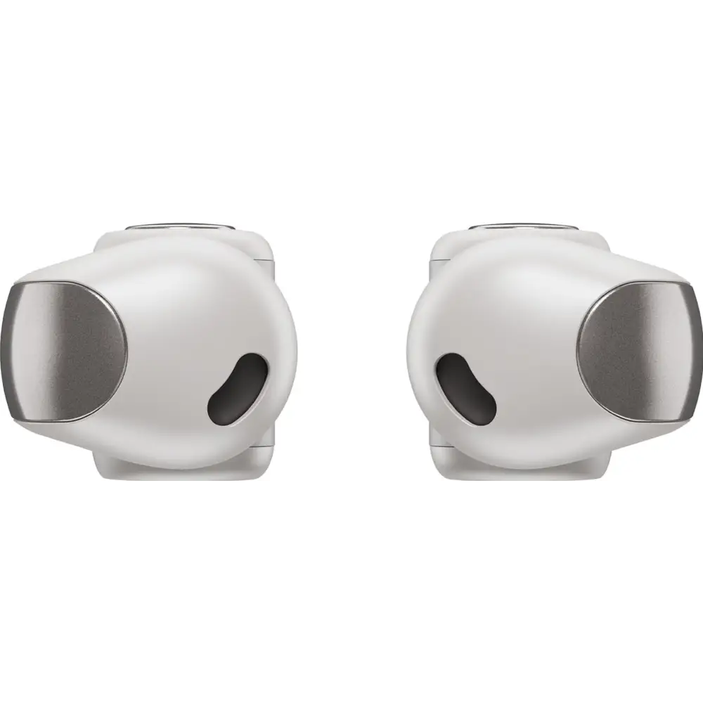 Pair of white Bose Ultra Open Ear wireless earbuds for Bose Ultra Headphones