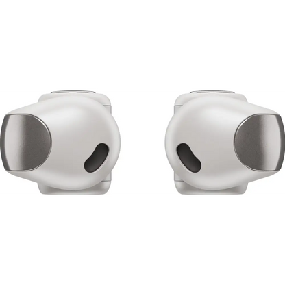 Pair of white Bose Ultra Open Ear wireless earbuds for Bose Ultra Headphones