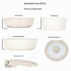 Newest Household Non-stick Cast-iron Frying Pan Set