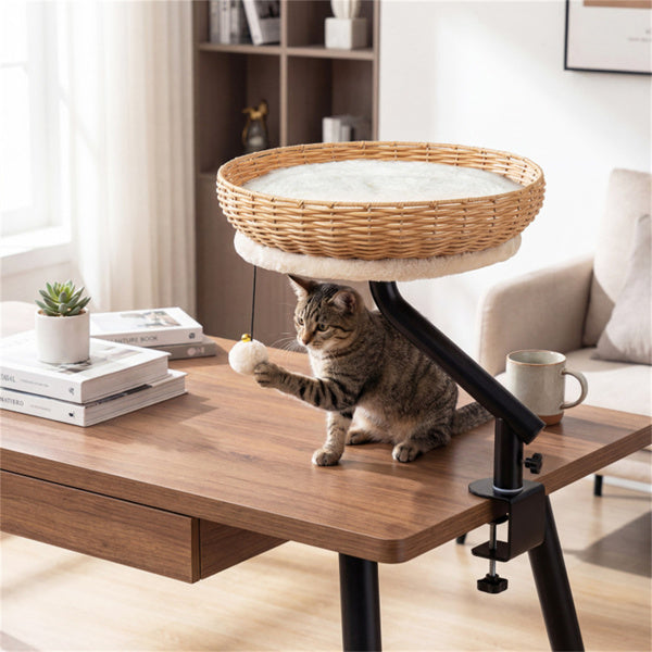 360 Rotatable Desktop Cat Bed Perch