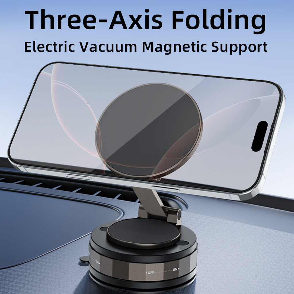 360 Degree Vacuum Magnetic Suction Car Phone Holder Suction