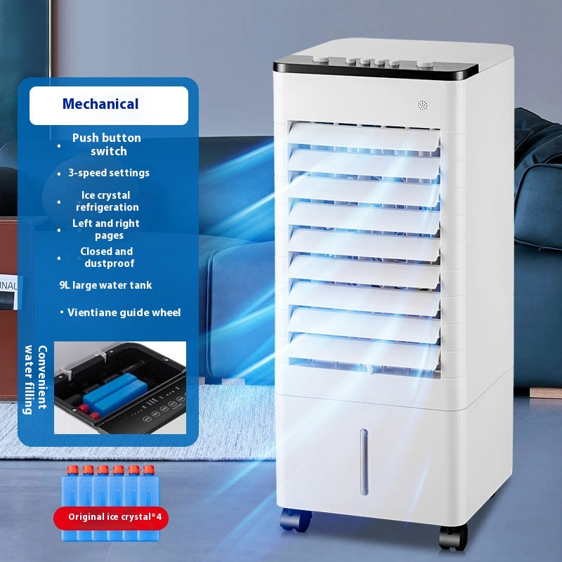Voice-Controlled Cold Water Refrigeration Fan