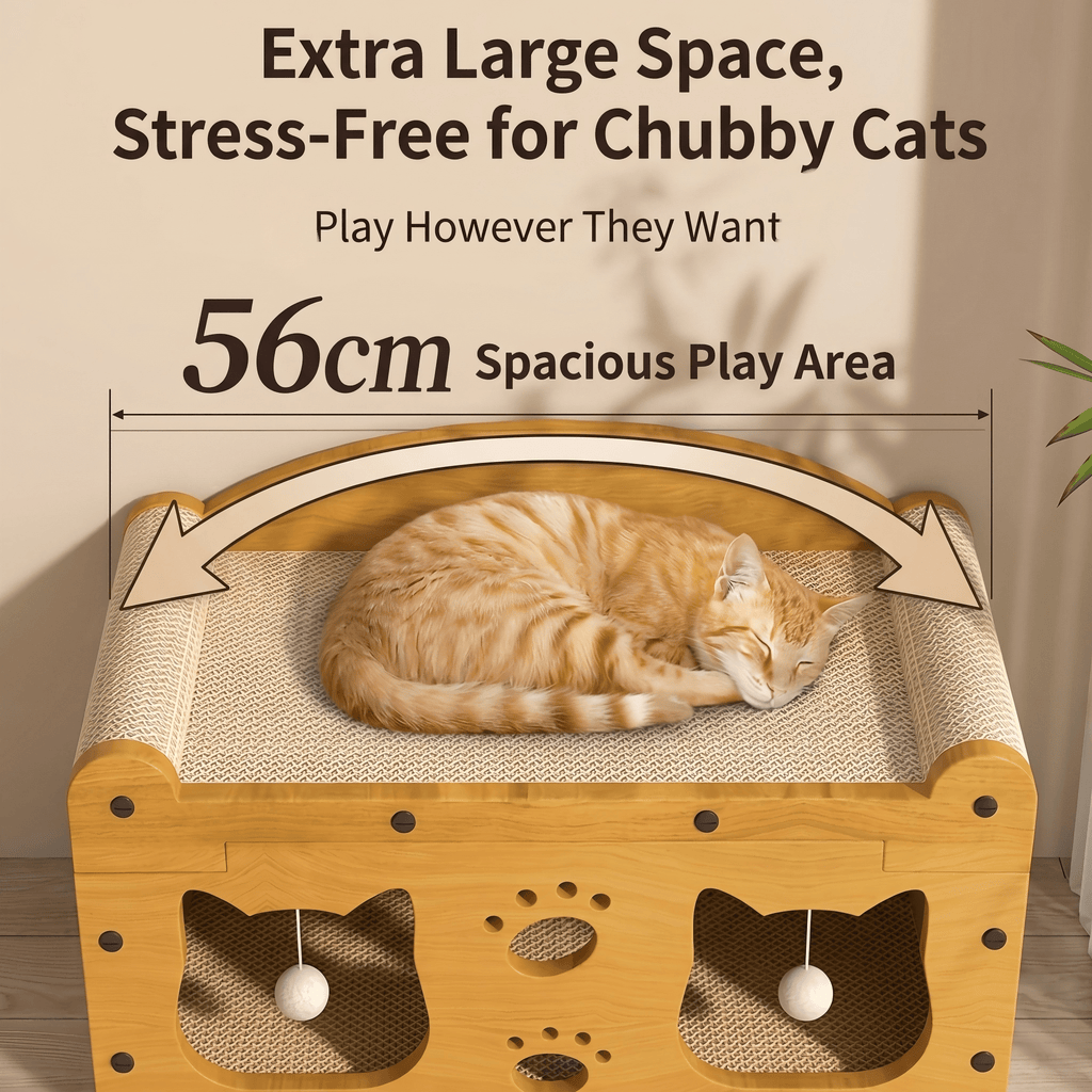 Multi-Style Double-Layer Cat Scratcher House